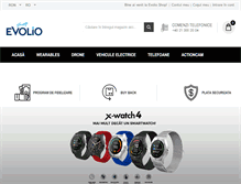 Tablet Screenshot of evolioshop.com